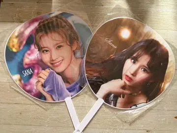 트와이스 부채 사나 2점