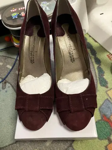Latitude Femme 버건디 하이힐 37