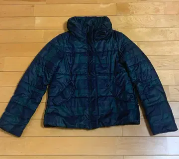 새상품급 comfort basic 체크 무늬 다운 자켓 여성용