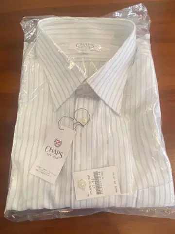 [ 새상품 미사용 ] CHAPS 긴팔 와이셔츠 Sz.45-82 남성용