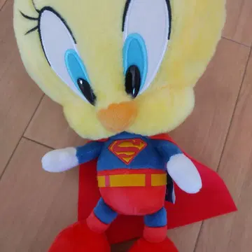 트위티 슈퍼맨 봉제 인형 약 30cm