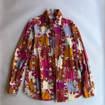 EMILIO PUCCI 긴팔 셔츠 S 사이키델릭 셔츠