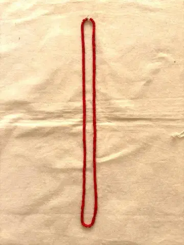 tay 구매 화이트하트 비즈 목걸이