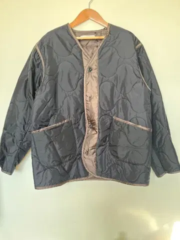 [새상품급] JOHNBULL 퀼팅 라이너 자켓 블랙 M