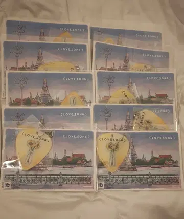 LOVE SONG 키링과 엽서 세트