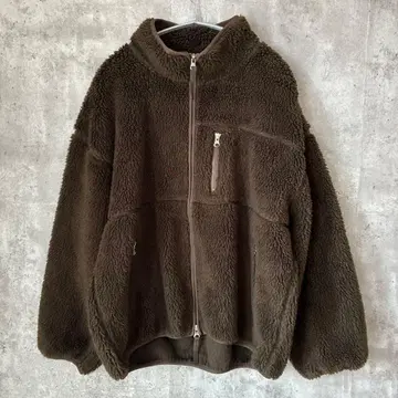 FRAMeWORK 플리스 자켓 다크 브라운