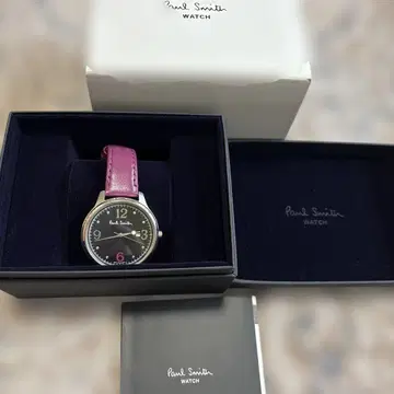 레어 희귀 Paul Smith 폴스미스 손목시계 블랙/보라색