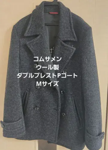 COMME CA MEN 그레이 피 코트