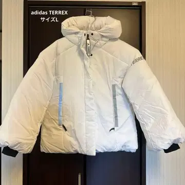 MERRELL 후드 부착 화이트 다운 자켓 adidas TERREX