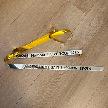 Number _i LIVE TOUR 2025 은색 테이프