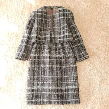 새상품급 JulesTournier 셋업 트위드 스커트 수트 고급