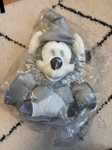 디즈니100 플라티나 봉제 인형 마법사 제자 미키