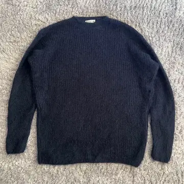 90s France agnesb. mohair knit navy
