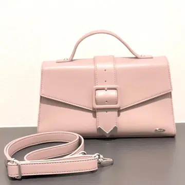 EATME 플랩 벨트 숄더백 핑크