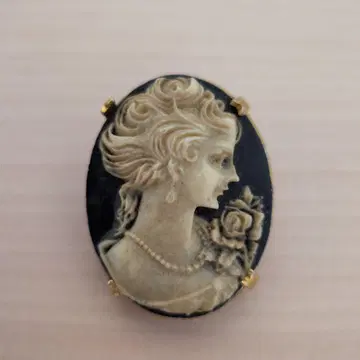카메오 브로치 빈티지