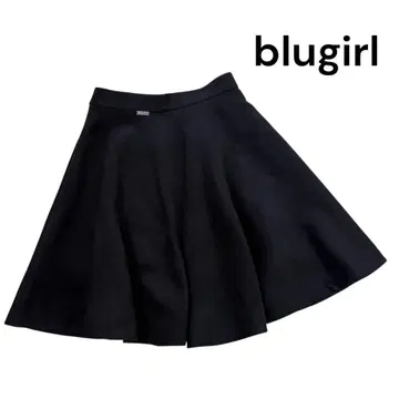 미사용품 blugirl 블랙 플레어 스커트