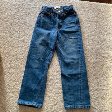 SERGE de bleu 블루 와이드 레그 데님