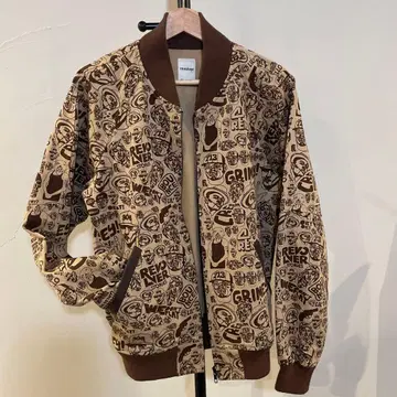 revolver 그래픽 블루종 자켓 40