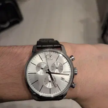 Calvin Klein CK 스위스 메이드 크로노그래프 손목시계