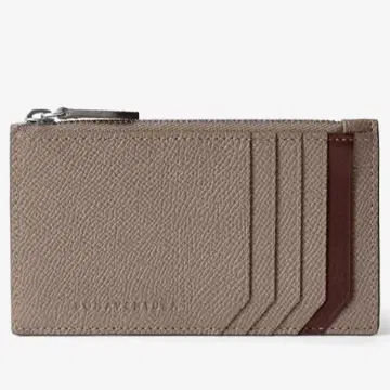 [새상품] 보나벤츄라 바이컬러 미니 지퍼 월렛 노빌레 가죽