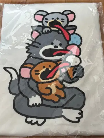 톰과 제리 콜라보레이션 티셔츠 해피 복권