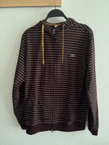LACOSTE 스트라이프 후드티 사이즈 5