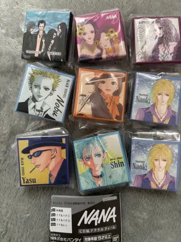 새상품 NANA CD풍 아크릴 참 9개 세트