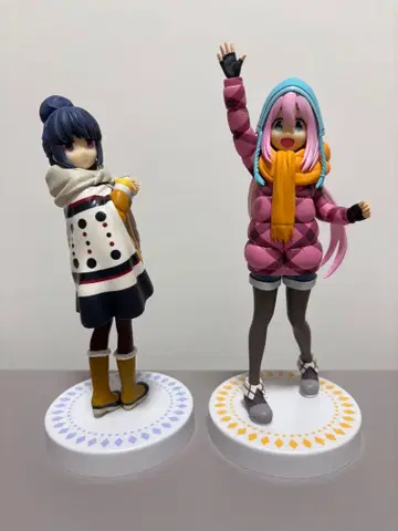 유루캠 시마 린 & 가카미가하라 나데시코 피규어 2체 세트