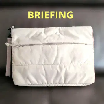BRIEFING 클러치백 세컨드 백 베이지