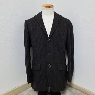 유니버설 랭귀지 울 테일러드 자켓 [ L ] 스트라이프