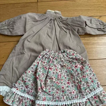 MSD 사이즈 원피스 and 스커트 꽃무늬