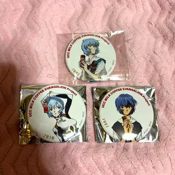 에반게리온 UCC 캔뱃지 아야나미 레이 세트
