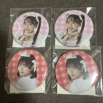 FRUITS ZIPPER 3주년 행운 복권 아마렌 캔뱃지 4개 세트