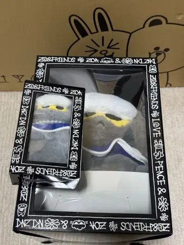 ZO&FRIENDS ZOA 봉제 인형 미디엄 키링 세트