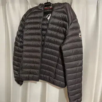 JOTT 후드 부착 다운 자켓 그레이