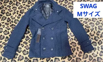 미사용 새상품 SWAG 니트 자켓 P코트 아우터 M 사이즈 남성용