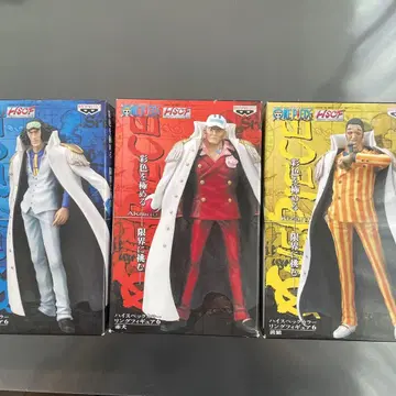 원피스 하이 스펙 컬러링 피규어 삼대장 사카즈키 아오키지 키자루