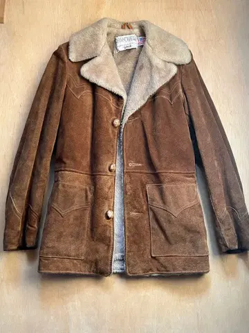 Schott Rancher 스웨이드 자켓 브라운