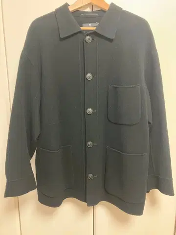 UNIQLO +J 울 블렌드 오버 사이즈 셔츠 자켓 XL