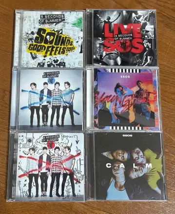 5 Seconds of Summer 앨범 6장 세트