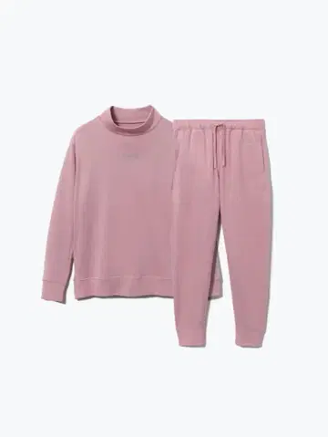 TENTIAL BAKUNE 웜 상하의 세트 XS 핑크