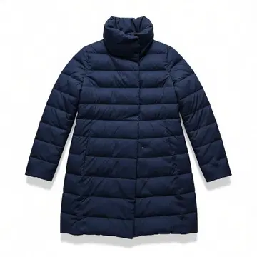 띠어리 다운 코트 네이비 S 롱 기장 심플 스테디셀러