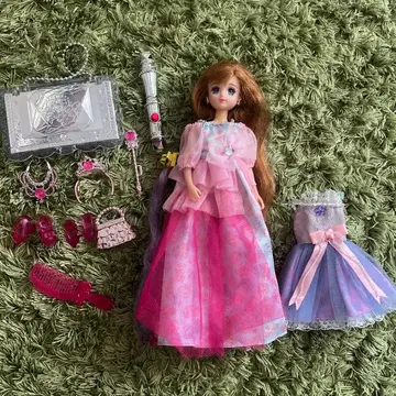 리카짱 인형 핑크 드레스 세트