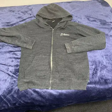 RADIALL 라디얼 스미 블랙 계열 후드티 L 사이즈 다크 그레이 계열