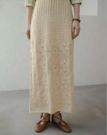eaphi 크로셰 니트 스커트 Ivory 2 사이즈