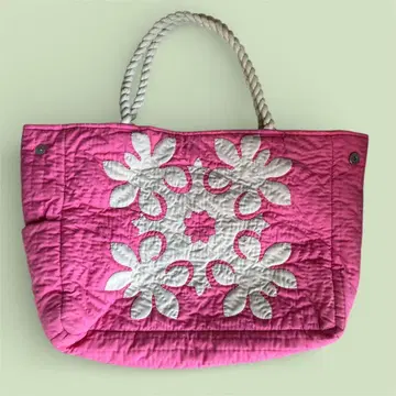 하와이안 퀼트 백 핑크