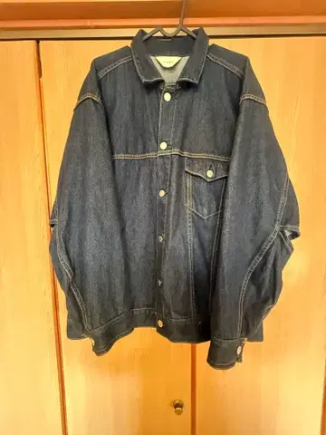 lilpa 다크 데님 오버 사이즈 자켓