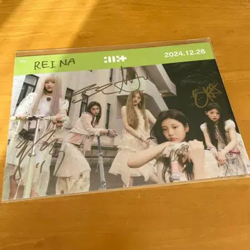 illit i'll like you 전원 사인회 친필 사인 색지