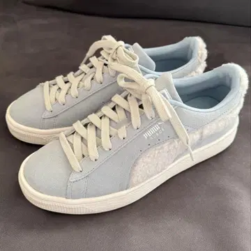 PUMA 스니커즈 스카이블루 x 화이트 보아