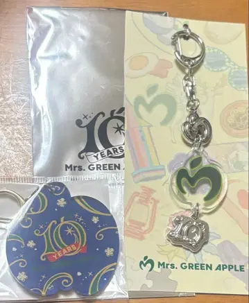 Mrs. GREEN APPLE 10주년 기념 키링 세트